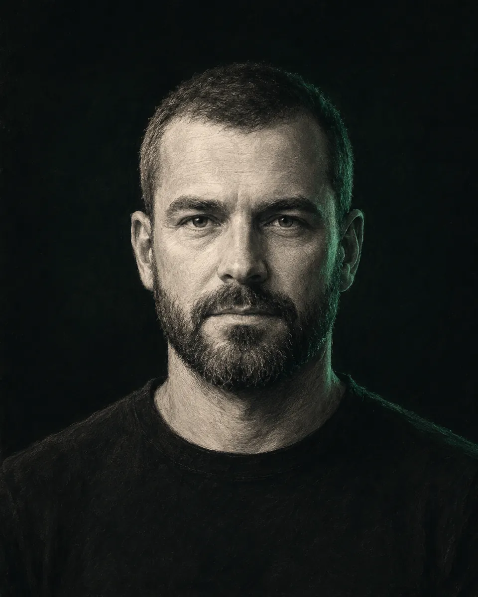Illustrative AI-generated portrait for Sergio’s profile, not an actual likeness.