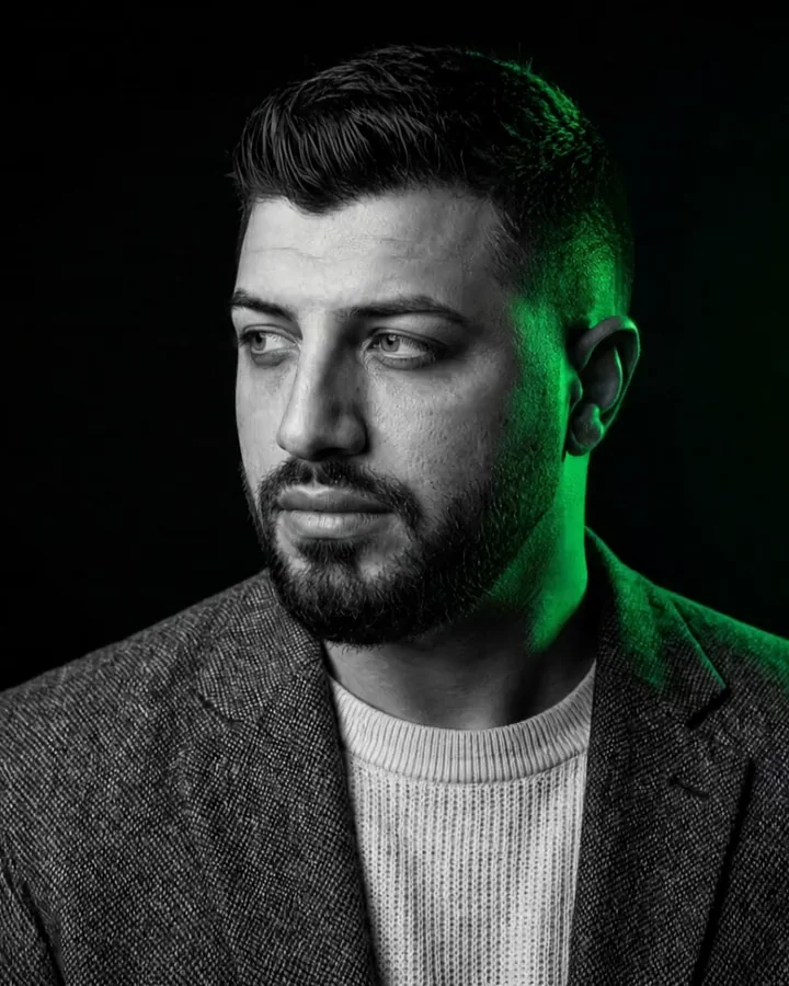 Portrait video supplied for Khalil Mahayri’s profile.
